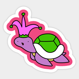 Jester Turtle Sticker